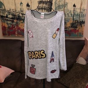 OhMG! Paris Pullover NWT